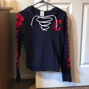 Victoria’s Secret pink Cleveland Indians hoodie